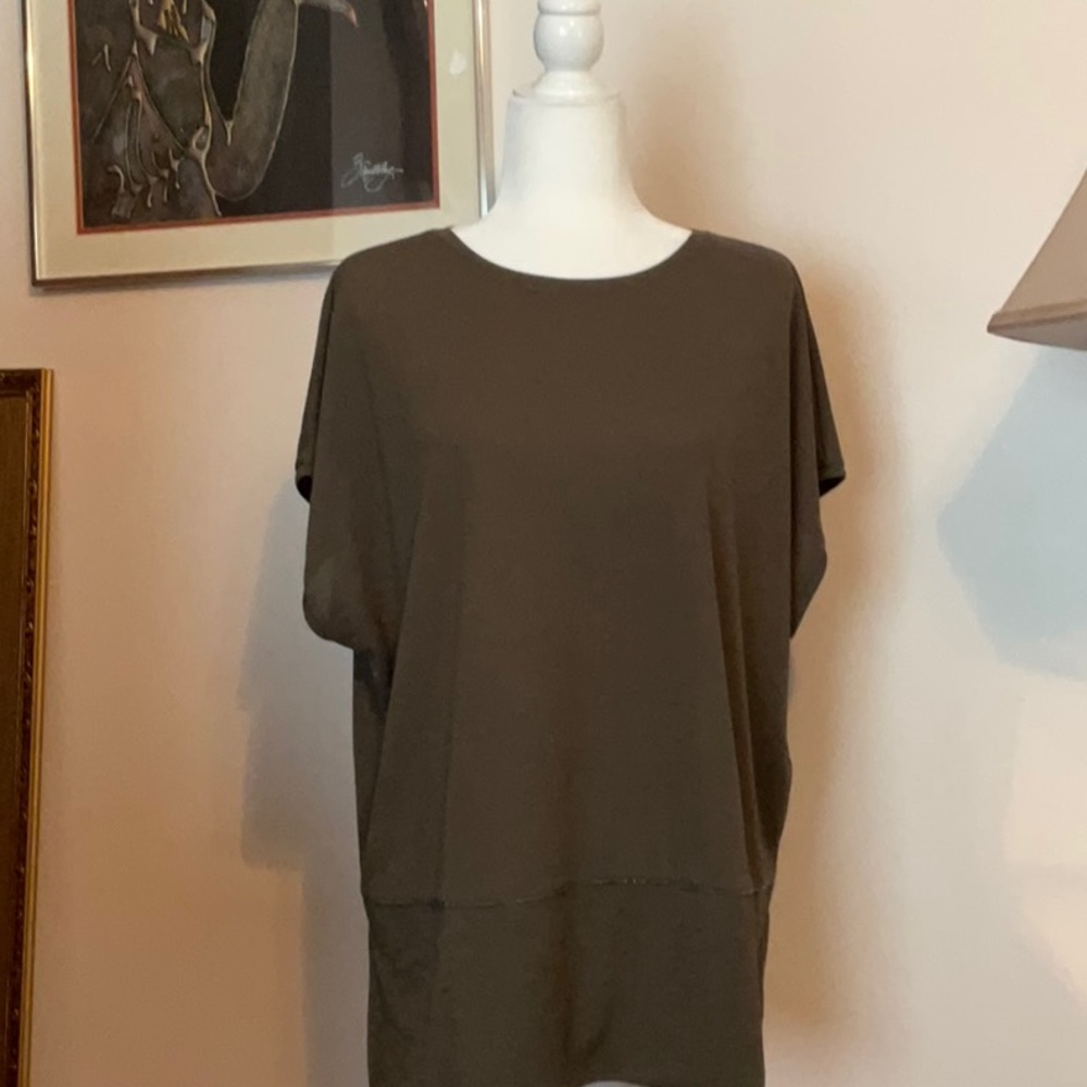 NEW Chico’s Knit Top Deep Olive